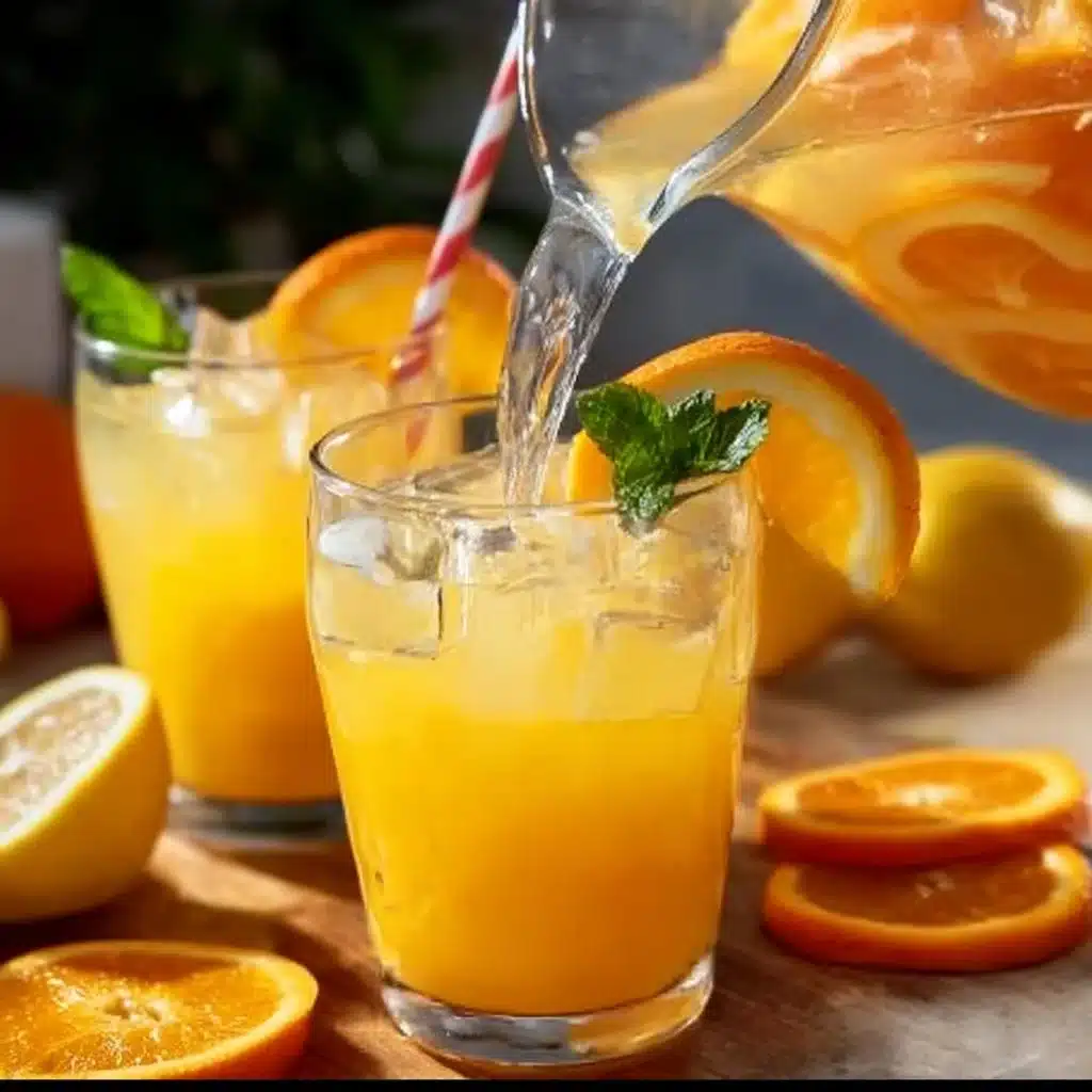 4-ingredient Orange Lemonade (Orangeade)