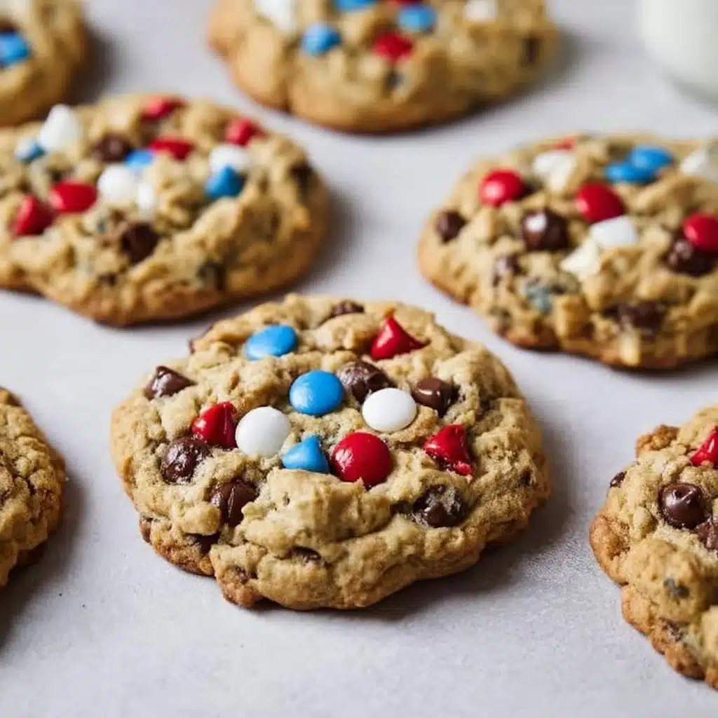 4th of July Monster Cookies