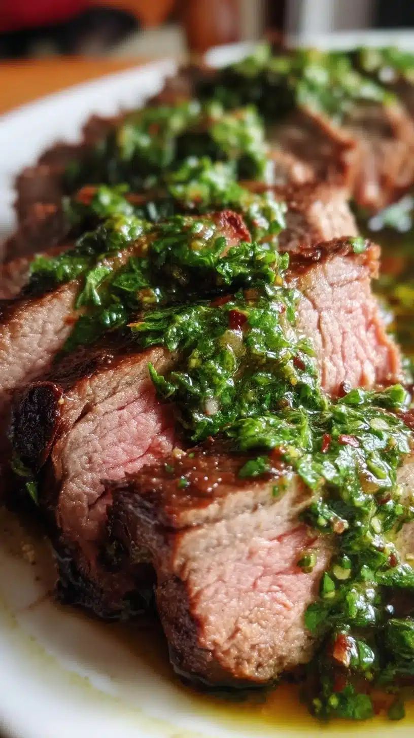 Backyard BBQ Tri-Tip with Chimichurri