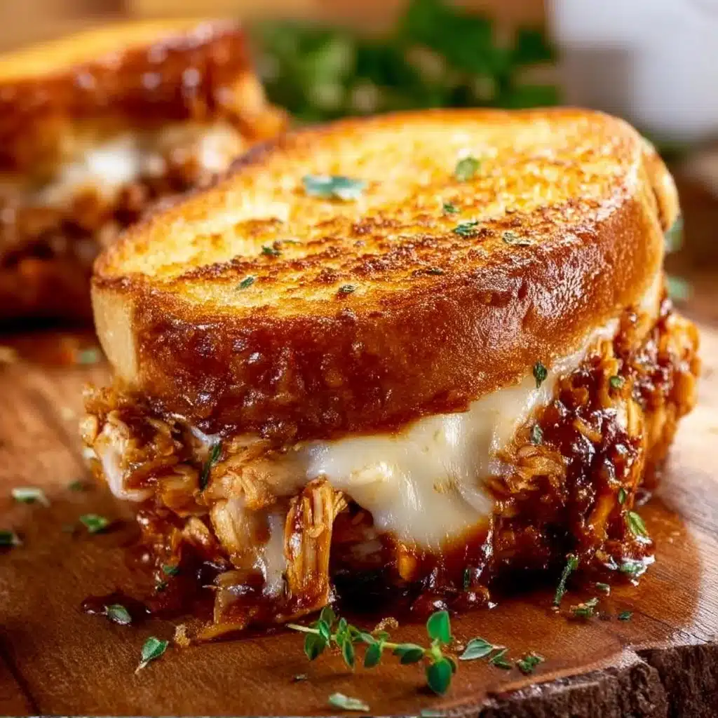 BBQ Chicken Grilled Cheese