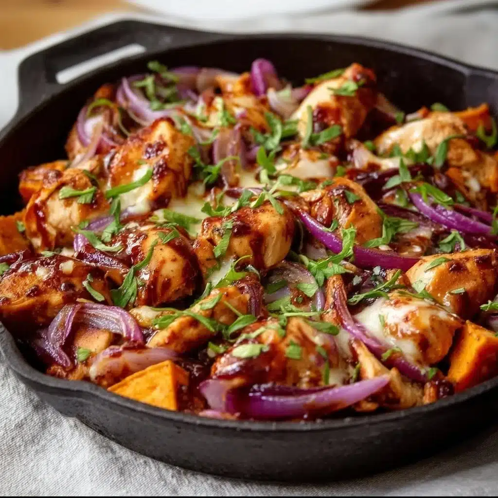 BBQ Chicken Sweet Potato Skillet