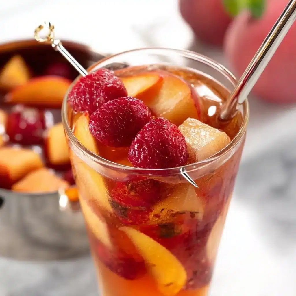 Bellini Peach Raspberry Iced Tea
