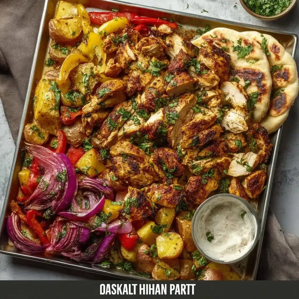 Best Chicken Shawarma Sheet Pan Dinner