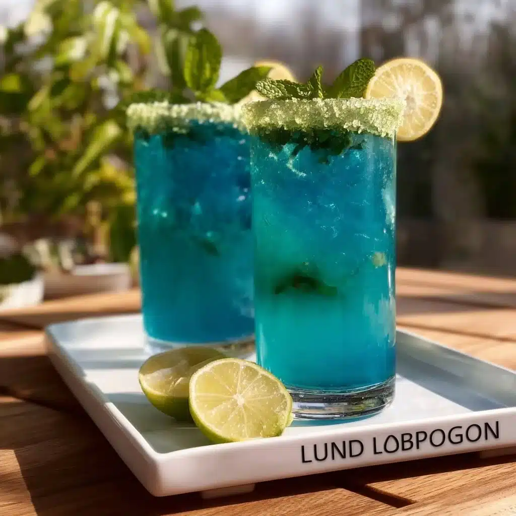 Blue Lagoon Mocktail