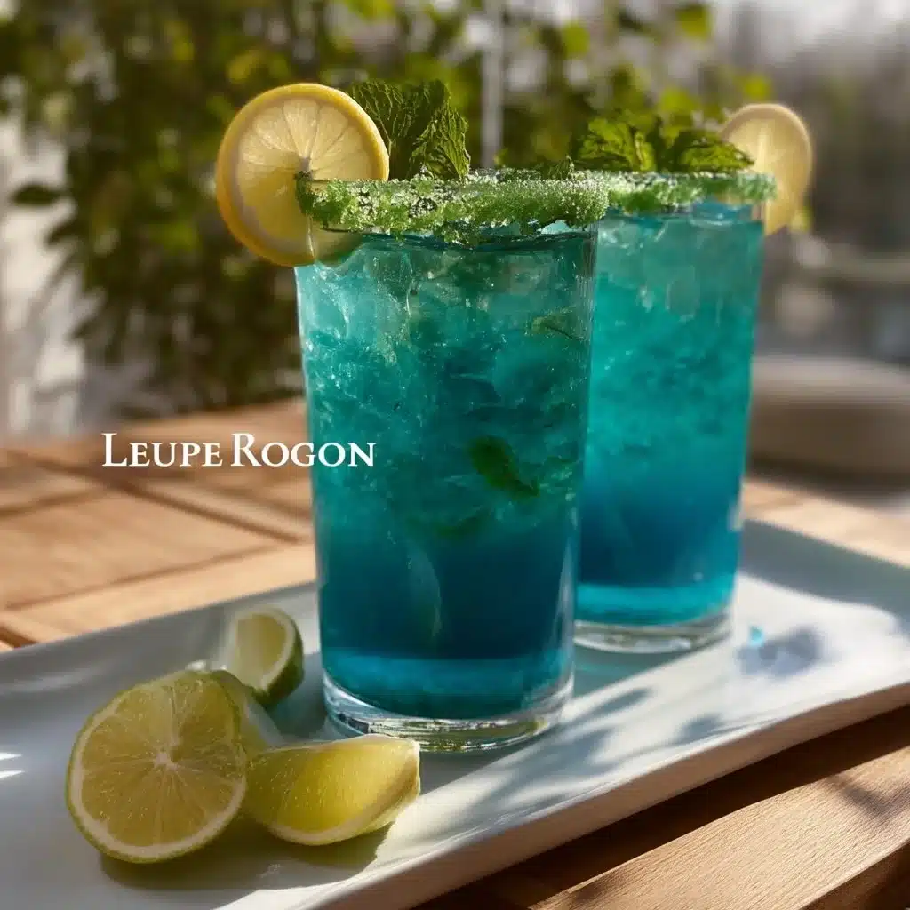 Blue Lagoon Mocktail