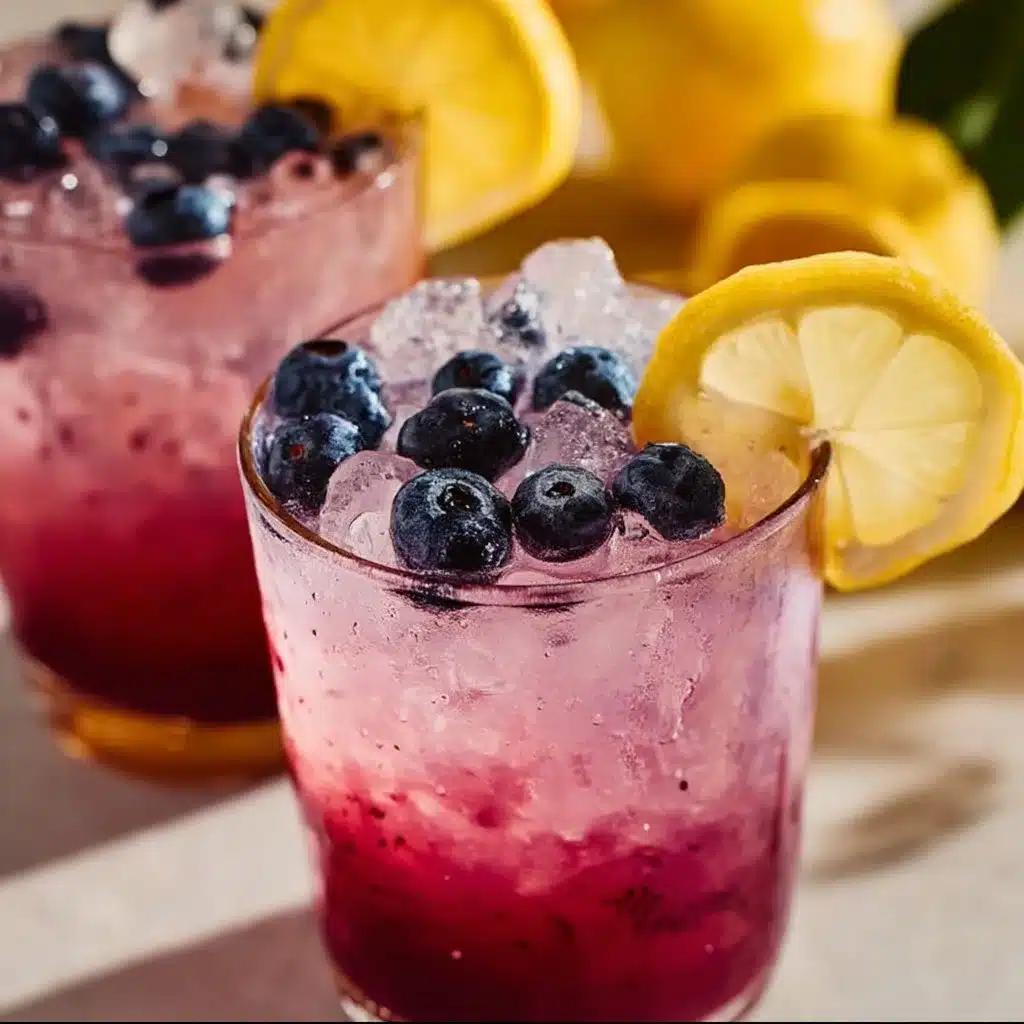 Blueberry Lemonade Vodka Smash