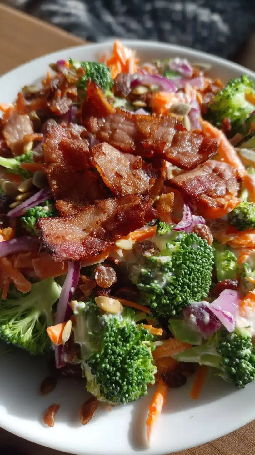 Broccoli Crunch Salad with Bacon