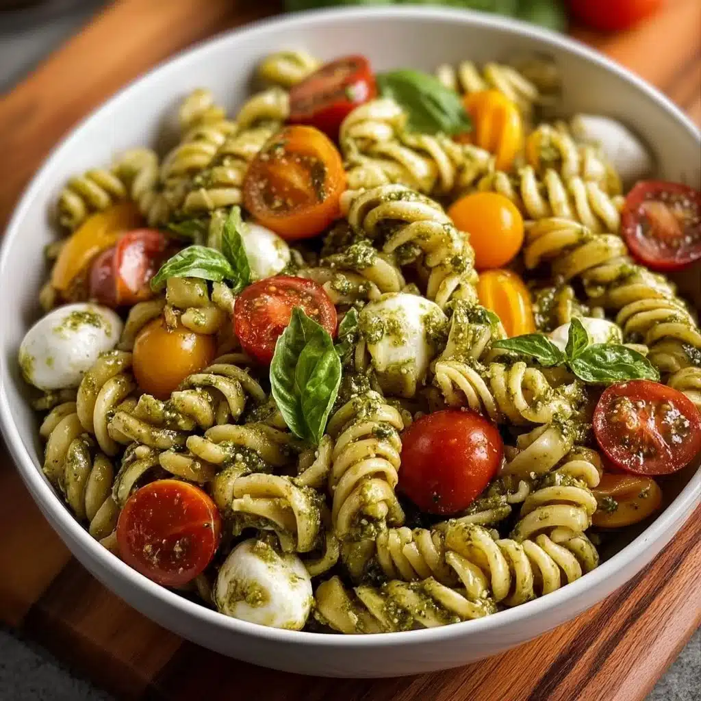 Caprese Pesto Pasta Salad