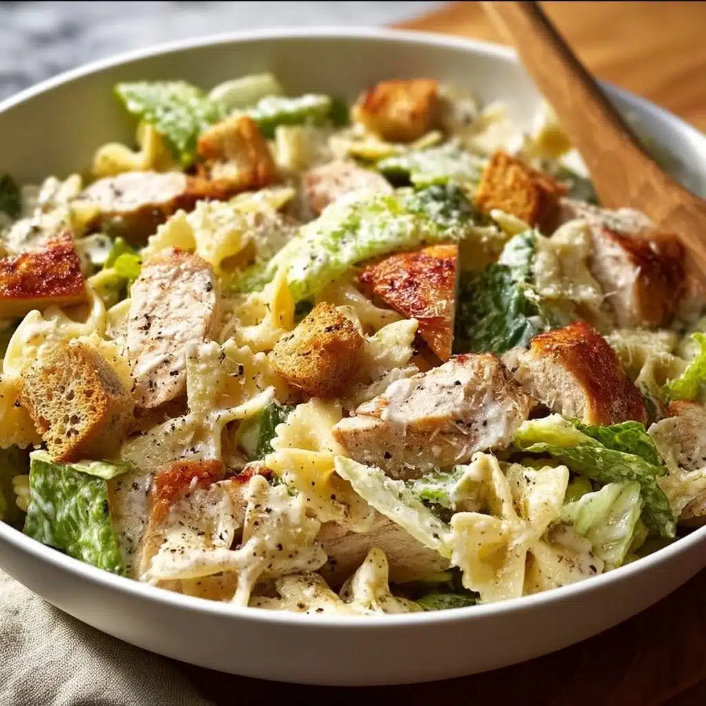 Chicken Caesar Pasta Salad