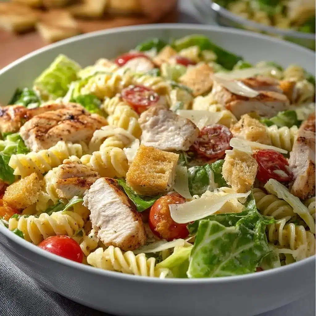 Chicken Caesar Pasta Salad