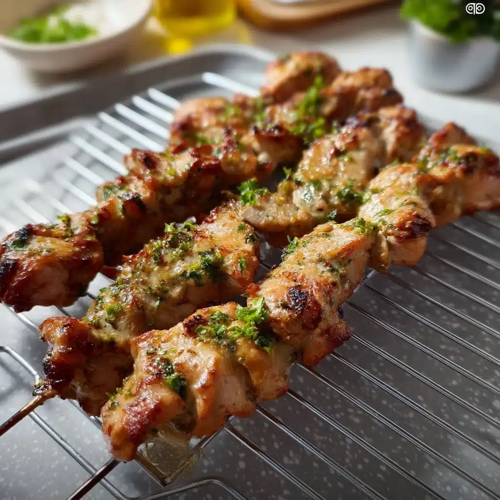 Chicken Cream Skewers