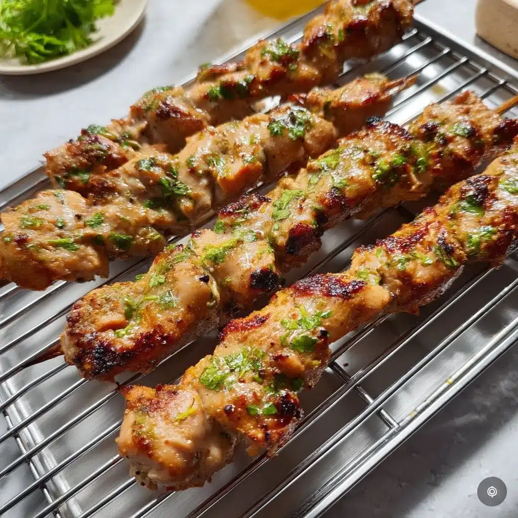 Chicken Cream Skewers