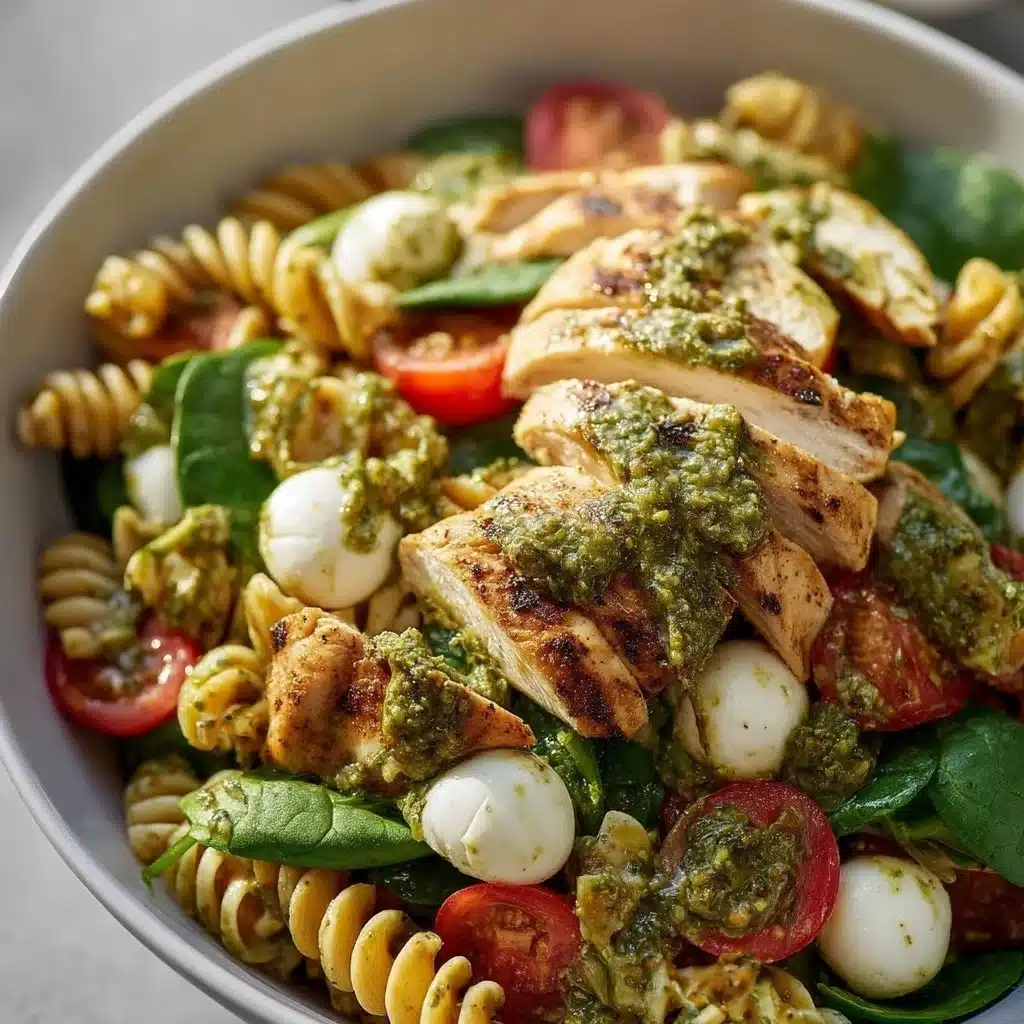 Chicken Pesto Pasta Salad