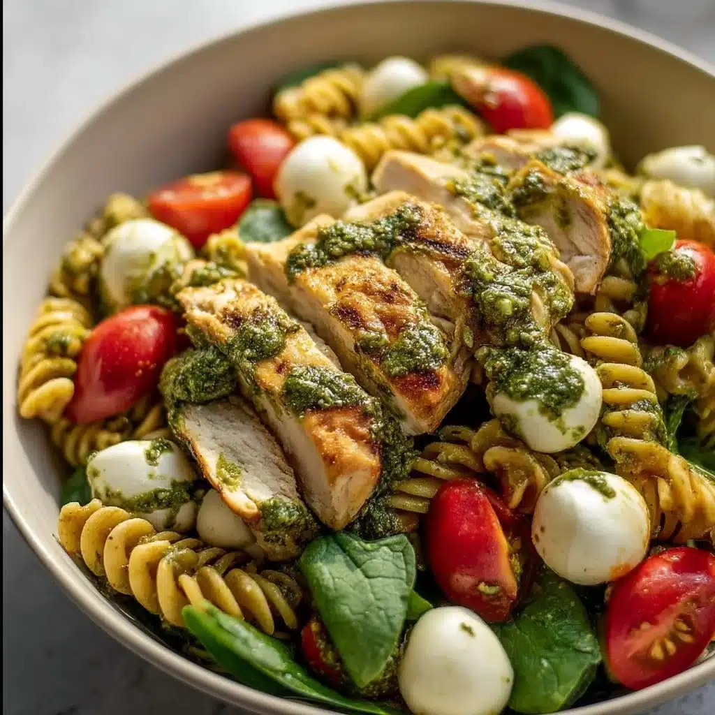 Chicken Pesto Pasta Salad