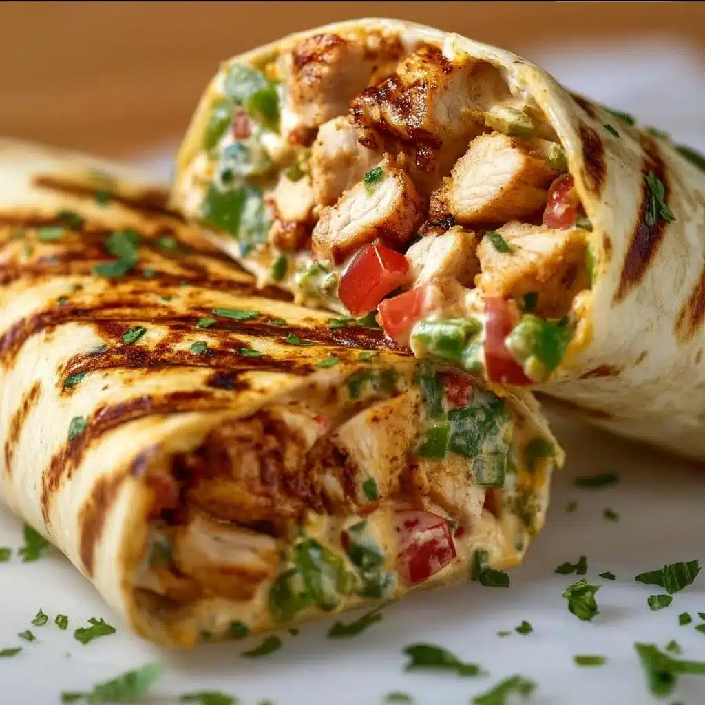Chipotle Ranch Grilled Chicken Burrito