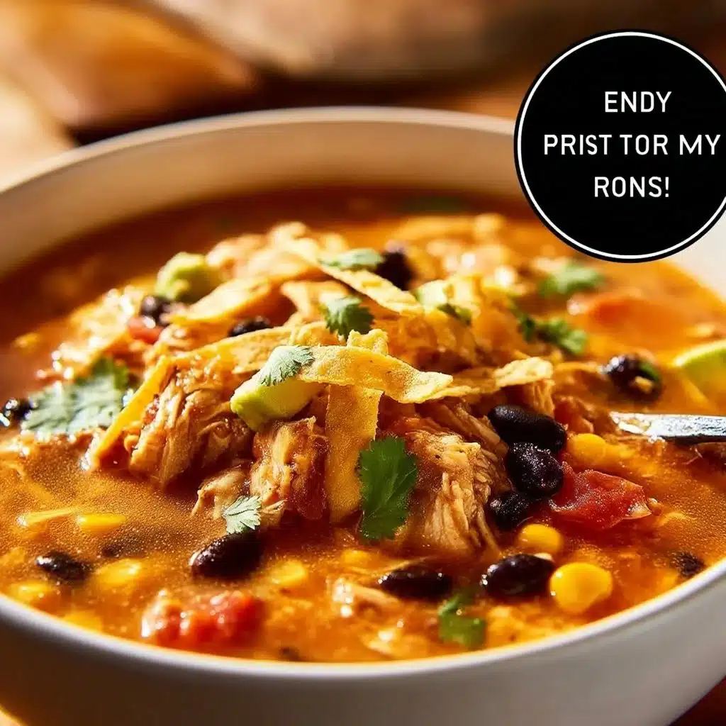 Classic Chicken Tortilla Soup