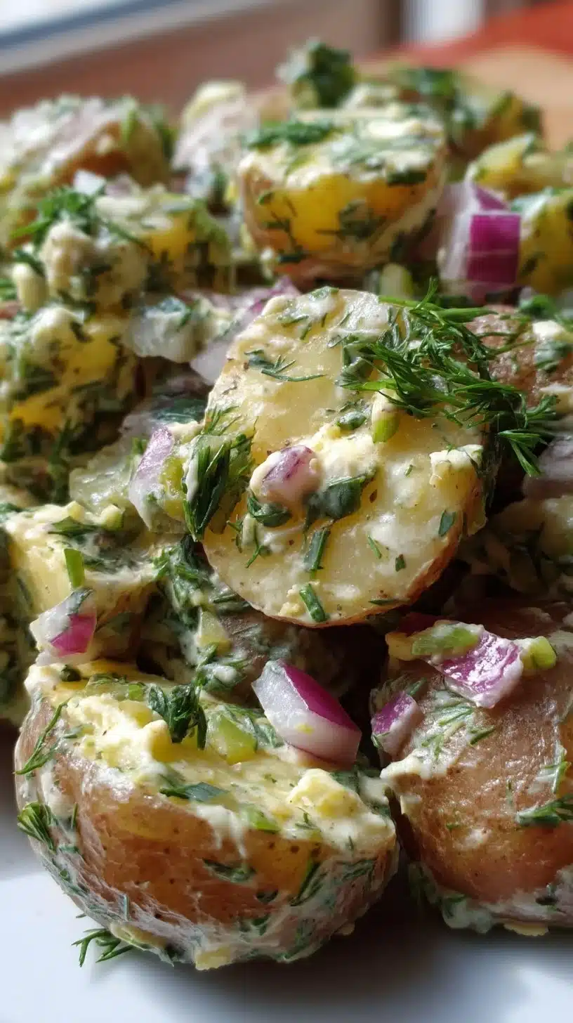 Creamy Dill Potato Salad for Cookouts