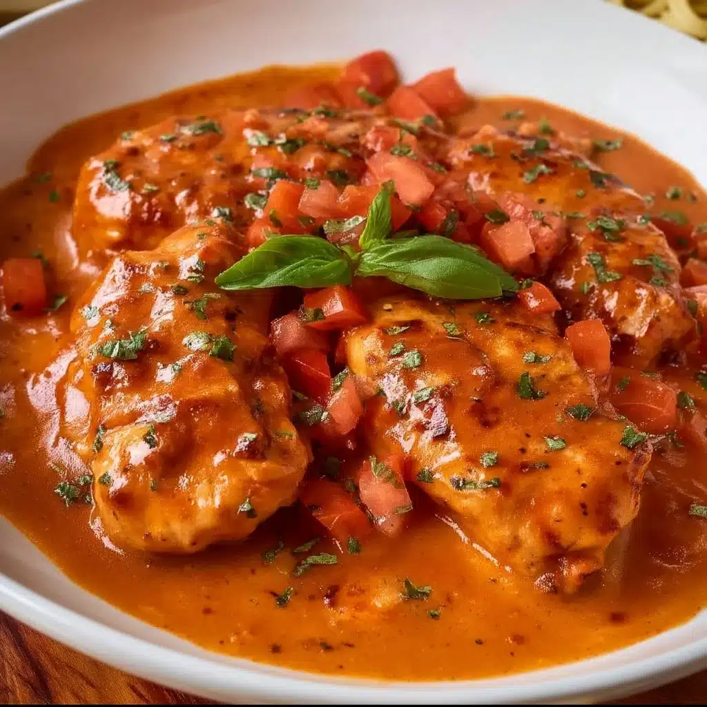 Creamy Tomato Basil Chicken Breasts