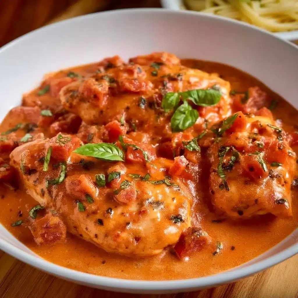 Creamy Tomato Basil Chicken Breasts