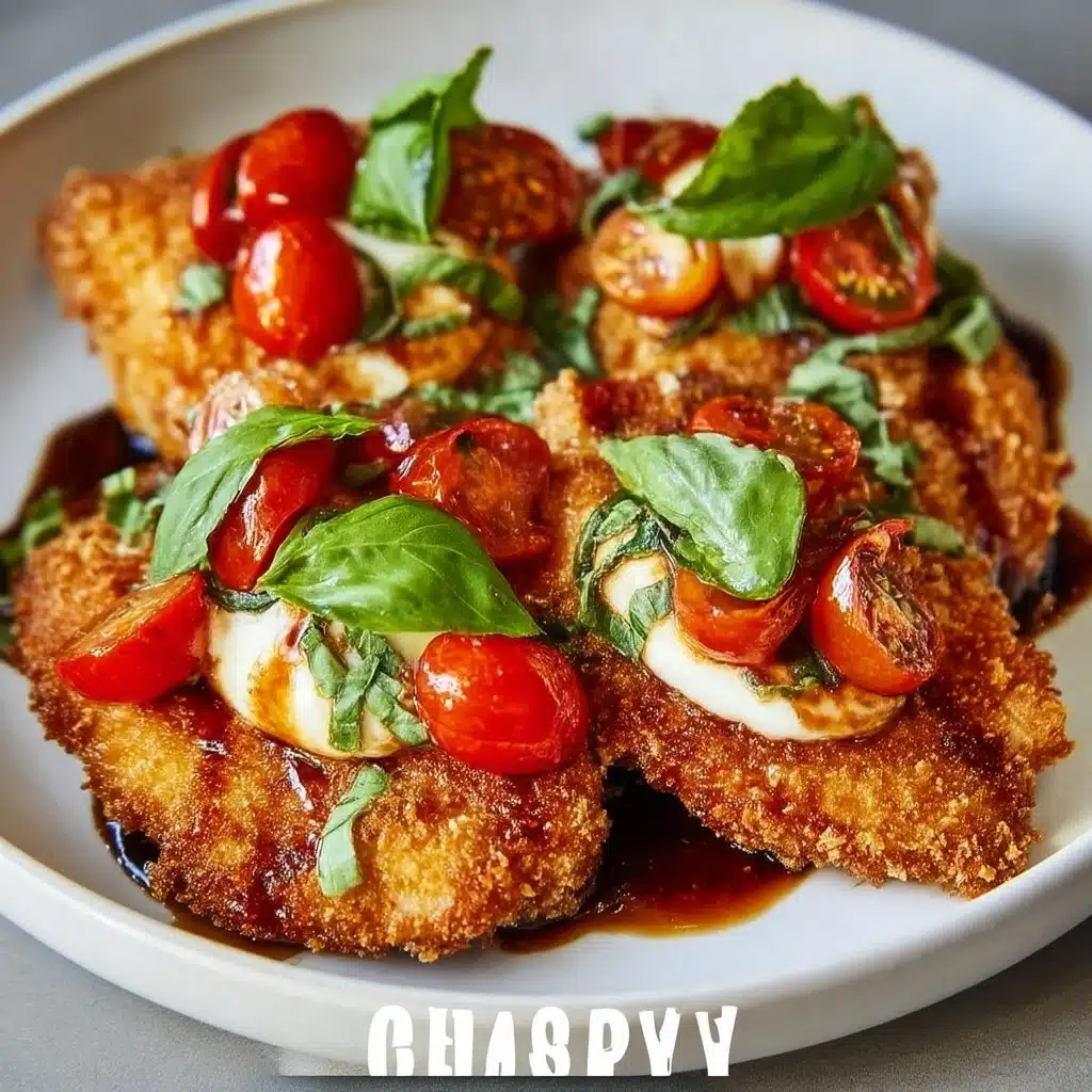 Crispy Chicken Caprese