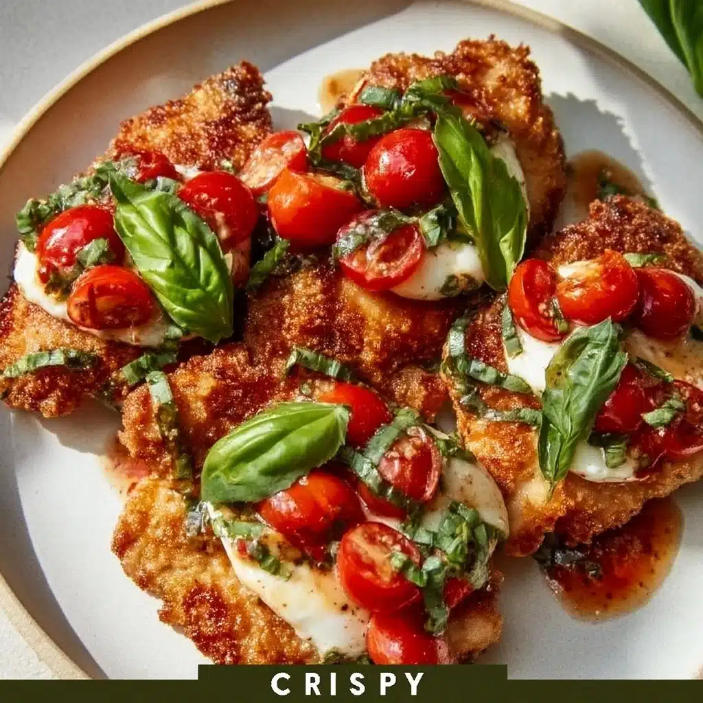 Crispy Chicken Caprese