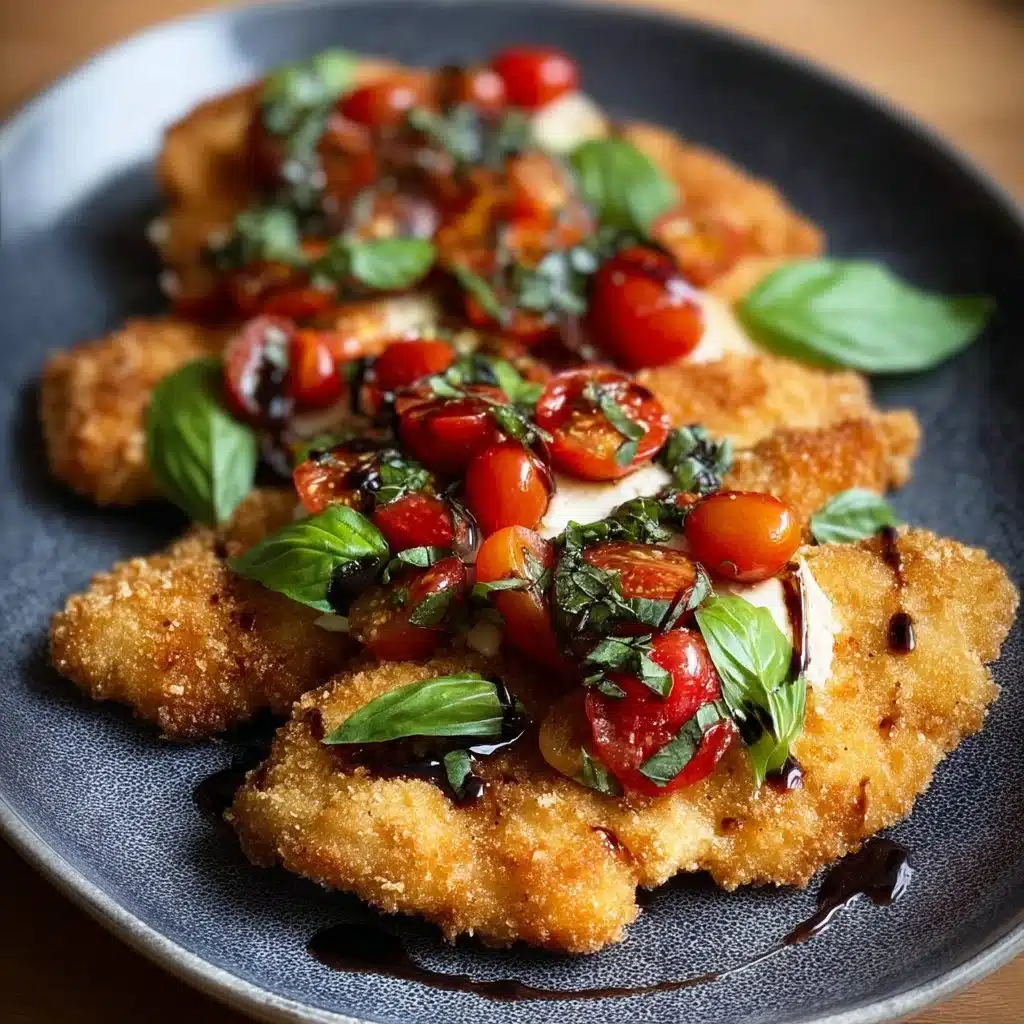 Crispy Chicken Caprese