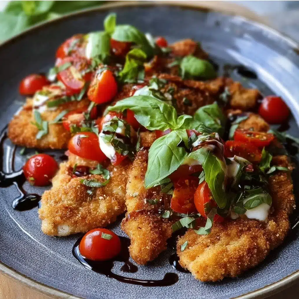 Crispy Chicken Caprese
