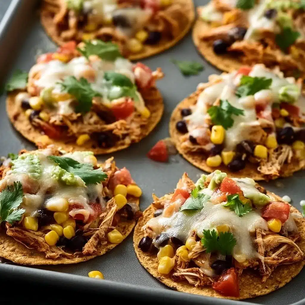 Crispy Rotisserie Chicken Tostadas