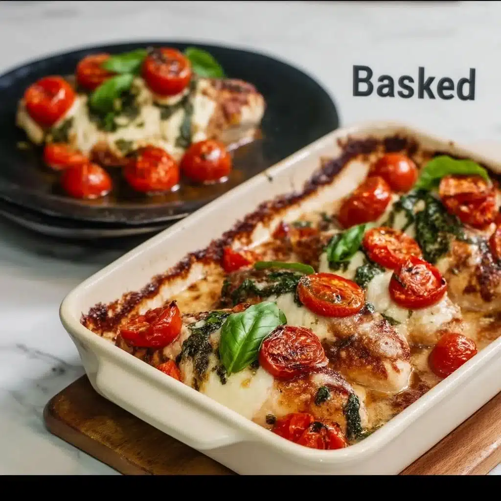 Easy Baked Caprese Chicken