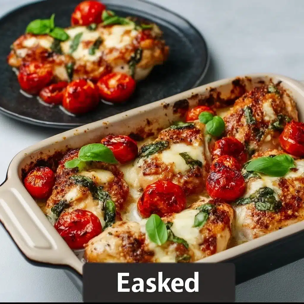 Easy Baked Caprese Chicken