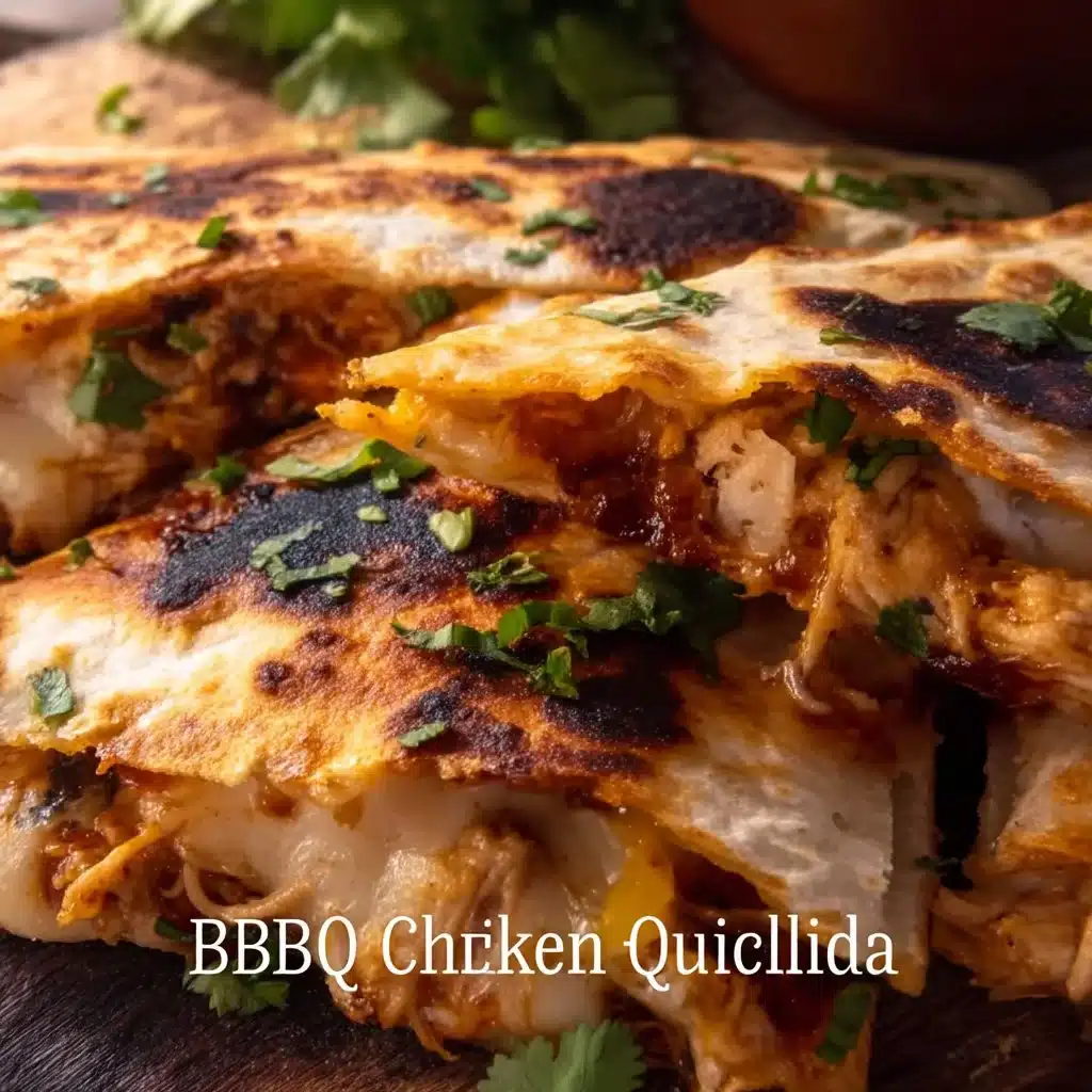 Easy BBQ Chicken Quesadillas