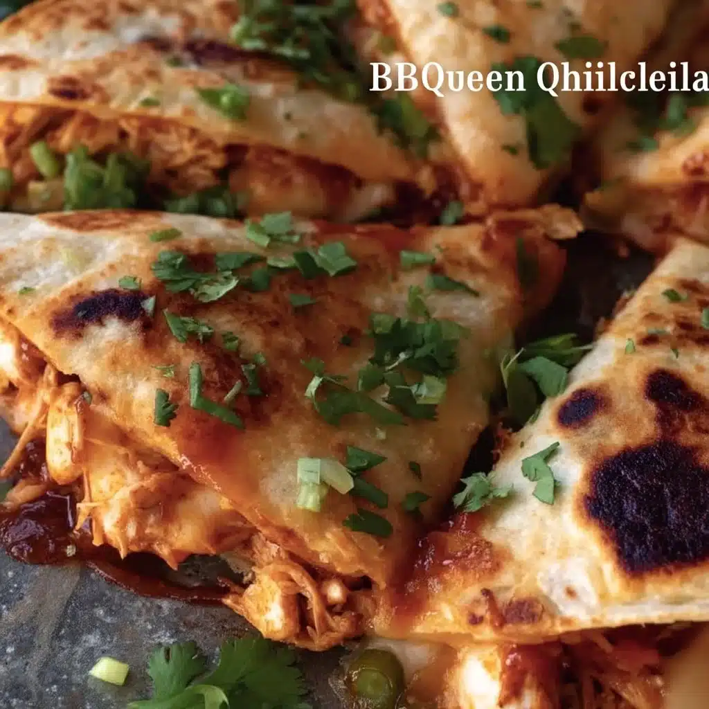 Easy BBQ Chicken Quesadillas