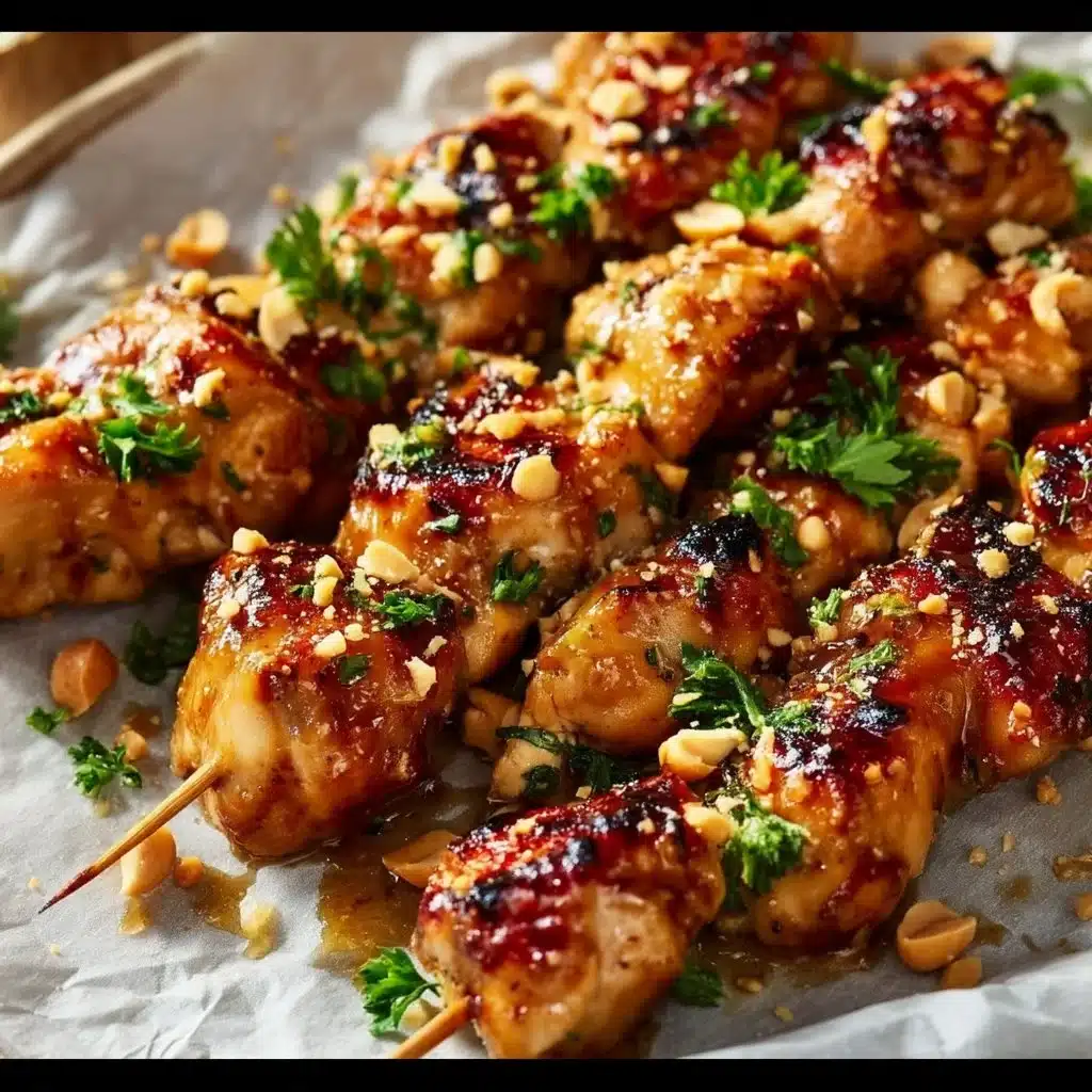 Easy Grilled Asian Chicken Skewers