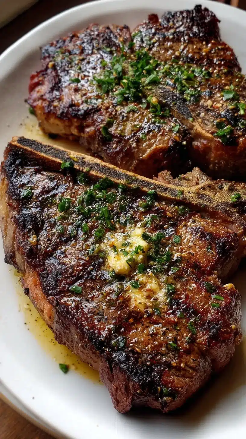 Father’s Day T-Bone Steak with Cowboy Butter