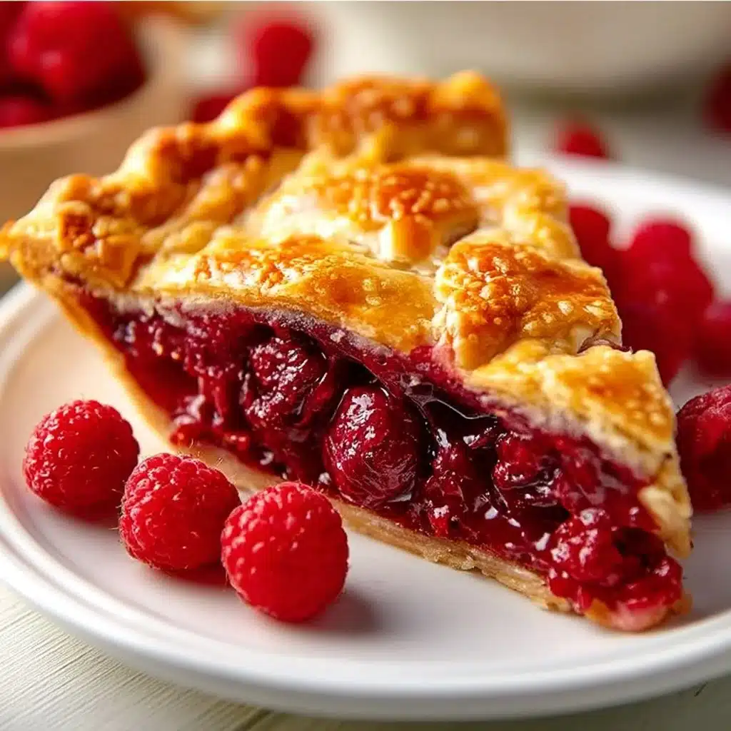 Flaky Crust Raspberry Pie
