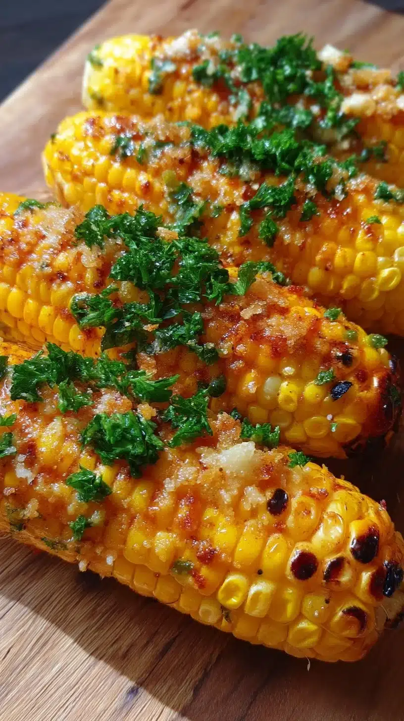 Garlic Parmesan Corn on the Cob