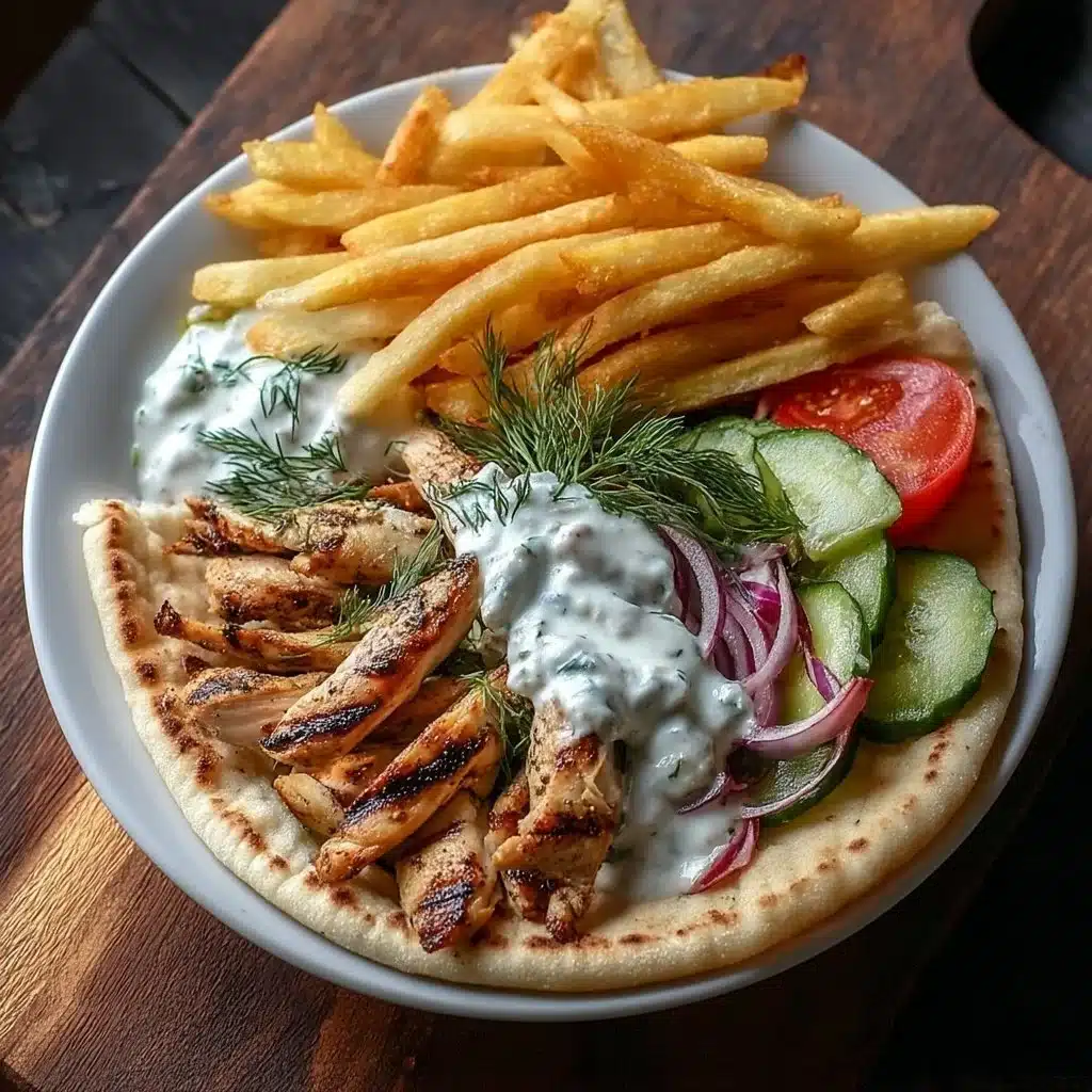 Greek Chicken Gyros