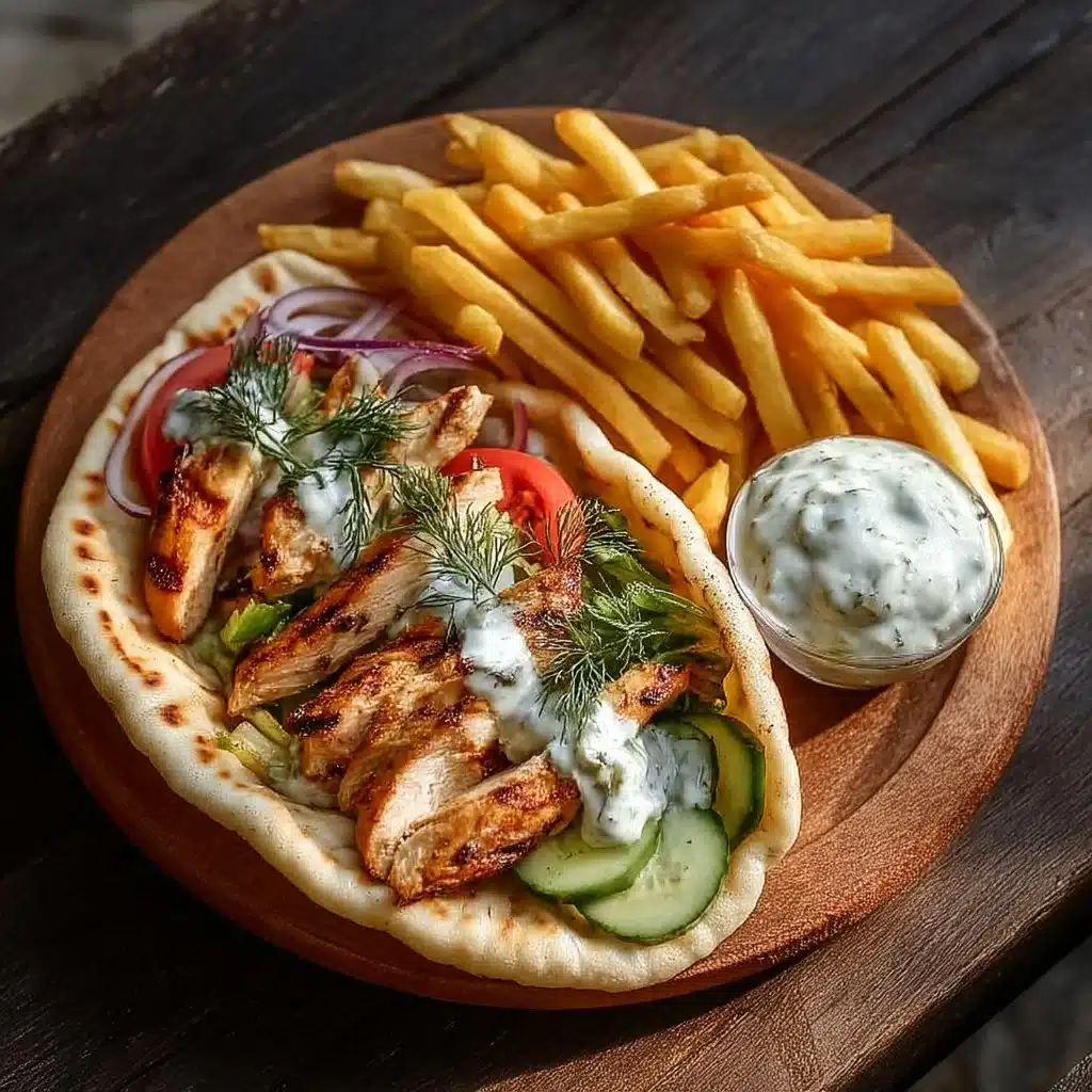 Greek Chicken Gyros