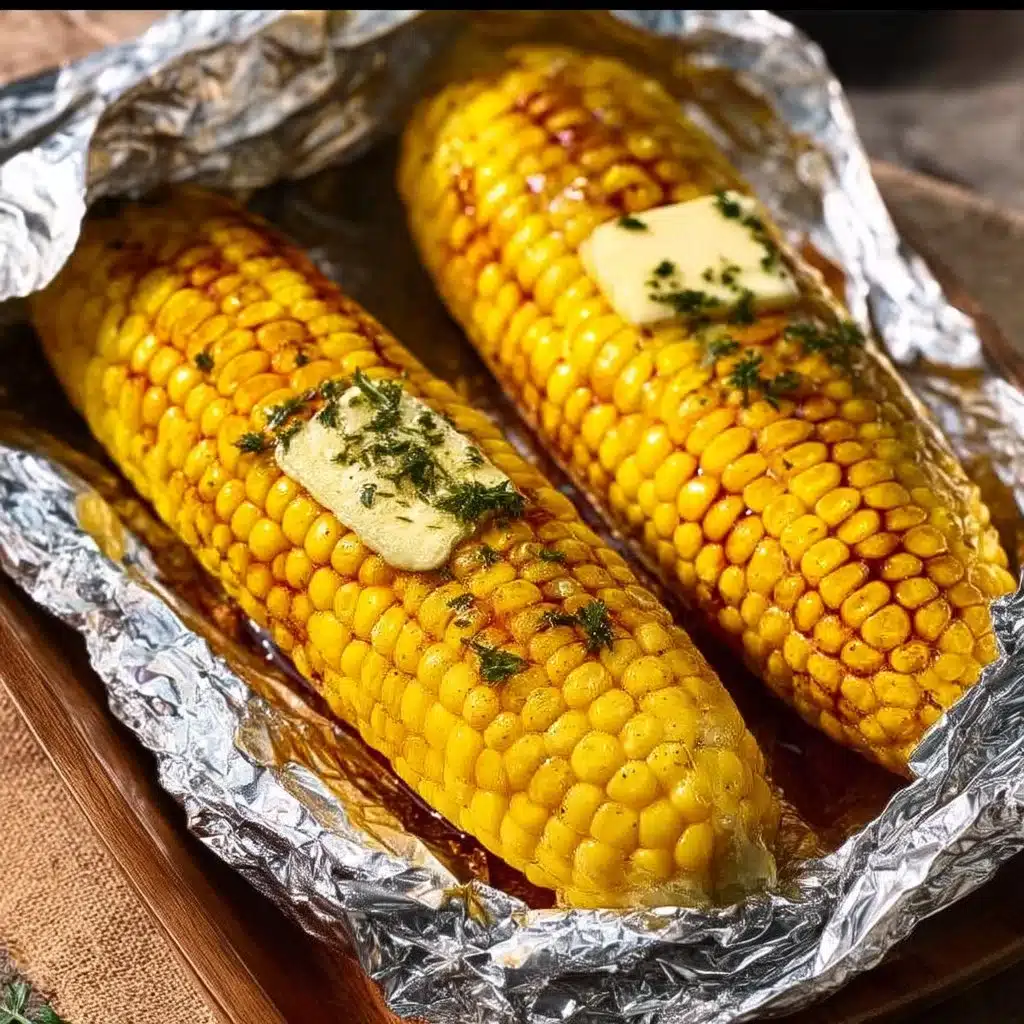 Grilled Corn on the Cob in Foil