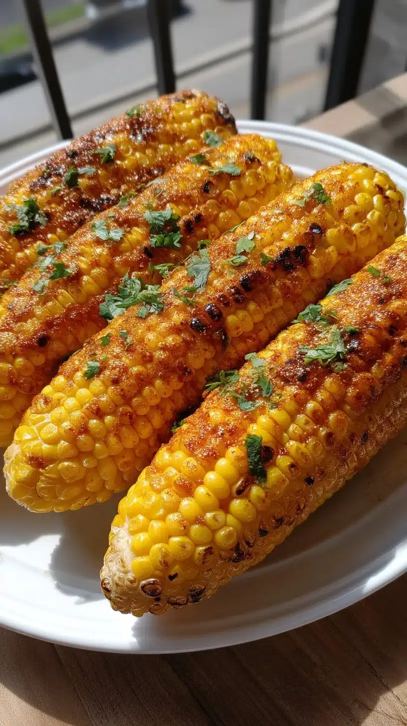 Grilled Corn on the Cob with Chili Lime Butter