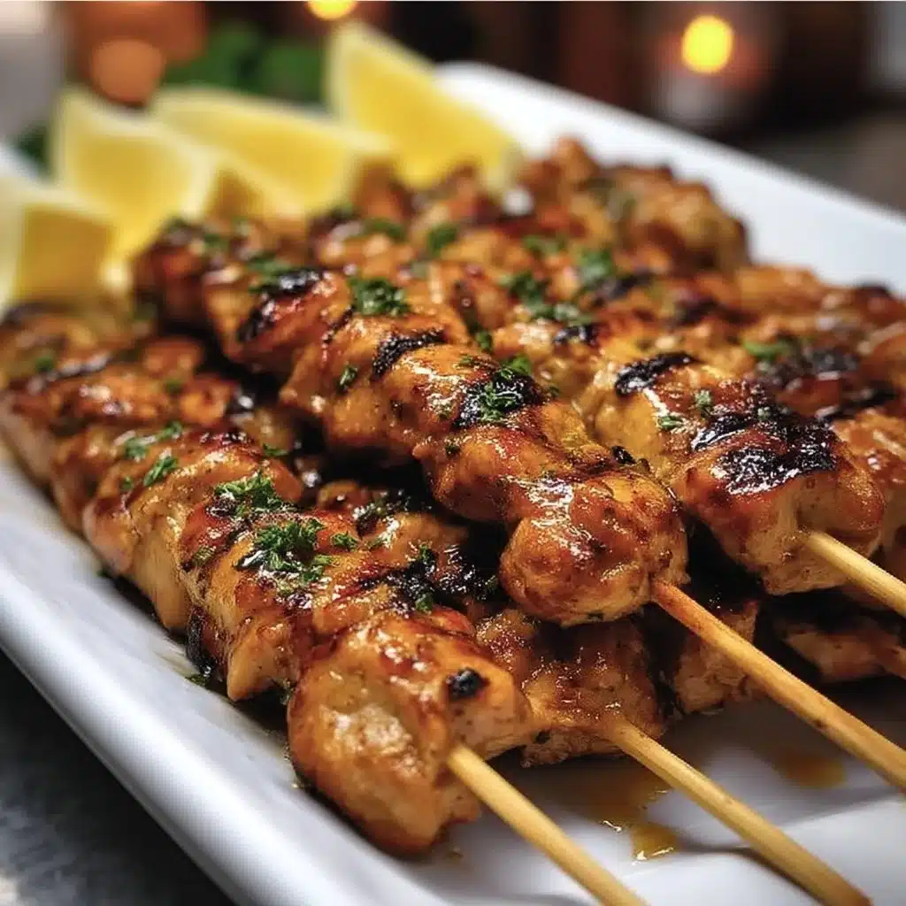 Grilled Cowboy Butter Chicken Skewers