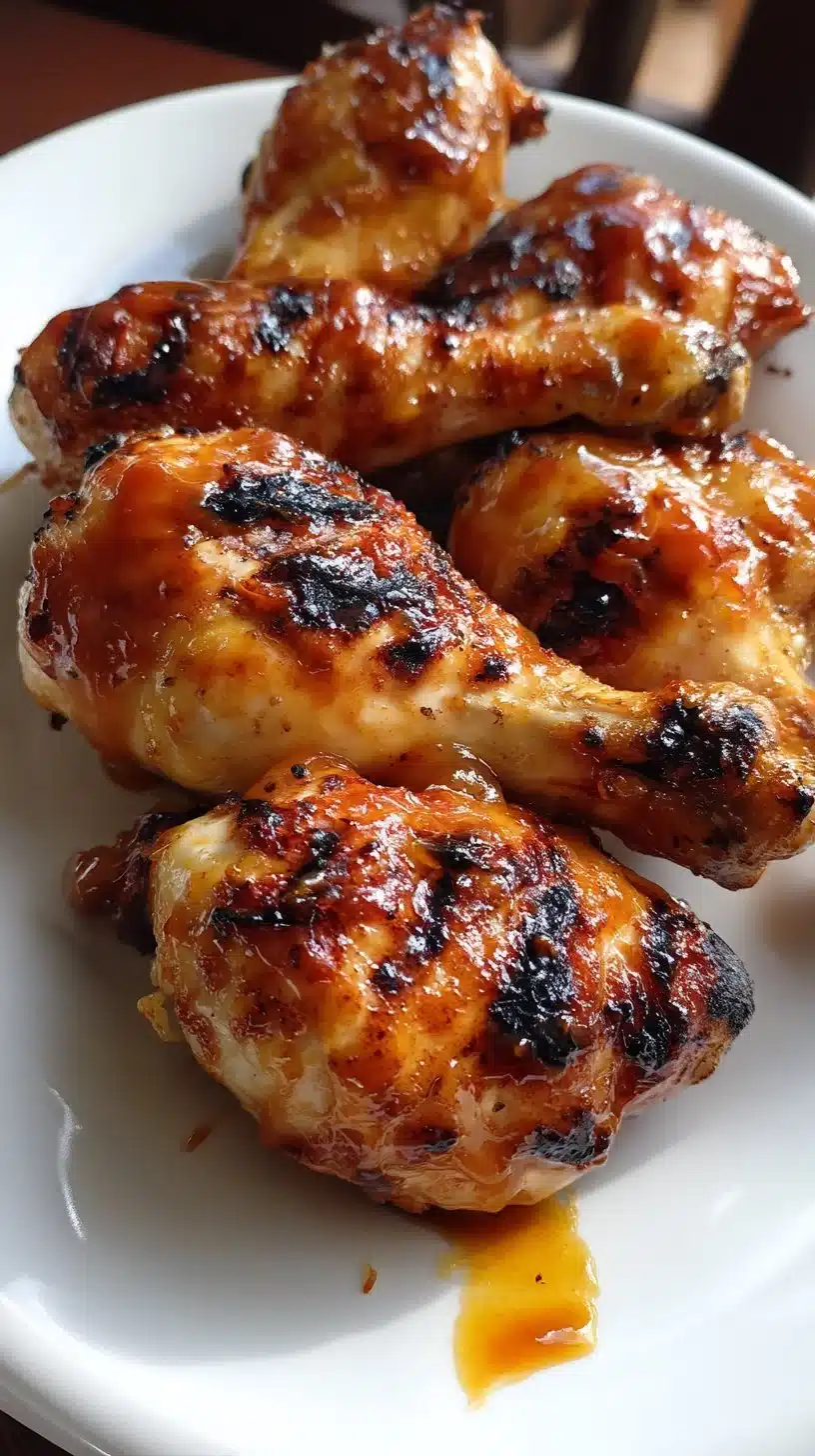 Grilled Honey Chipotle Chicken Drumsticks