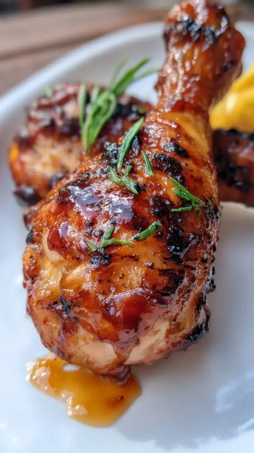 Grilled Honey Chipotle Chicken Drumsticks