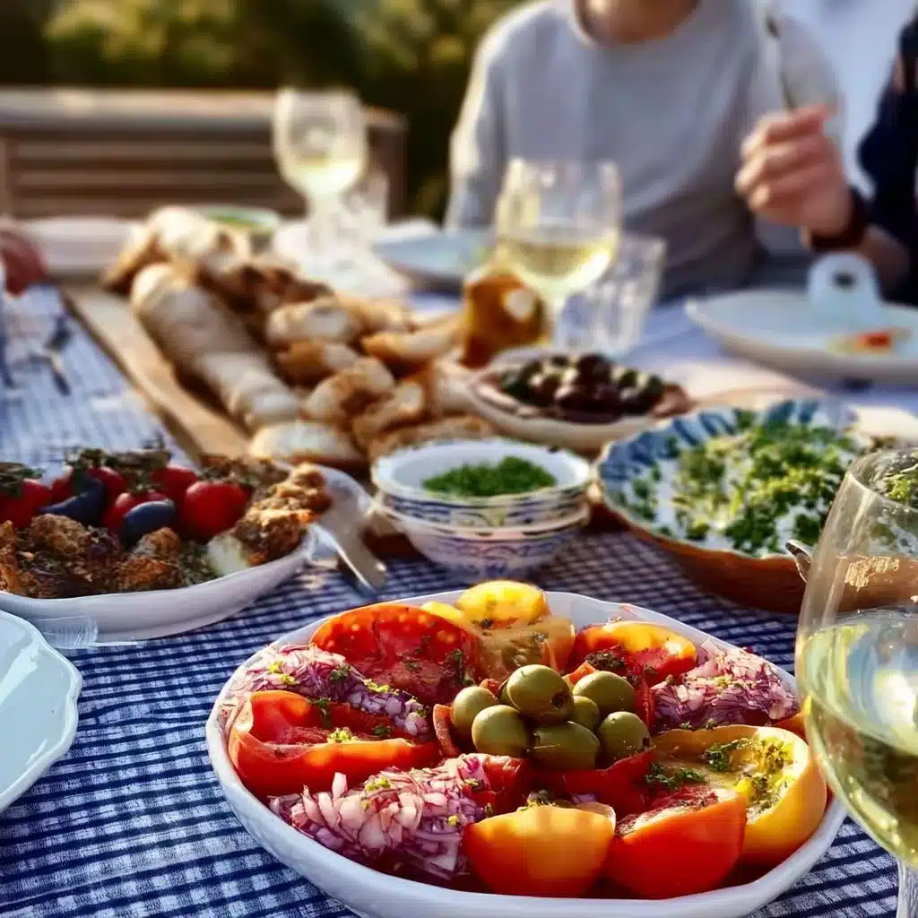 Hannah Kleeberg on Instagram: “dining in the evening sun 💙 #dining #diningtable #tablesetting #summerdinner” | Dinner party summer, Dinner, Summer dinner