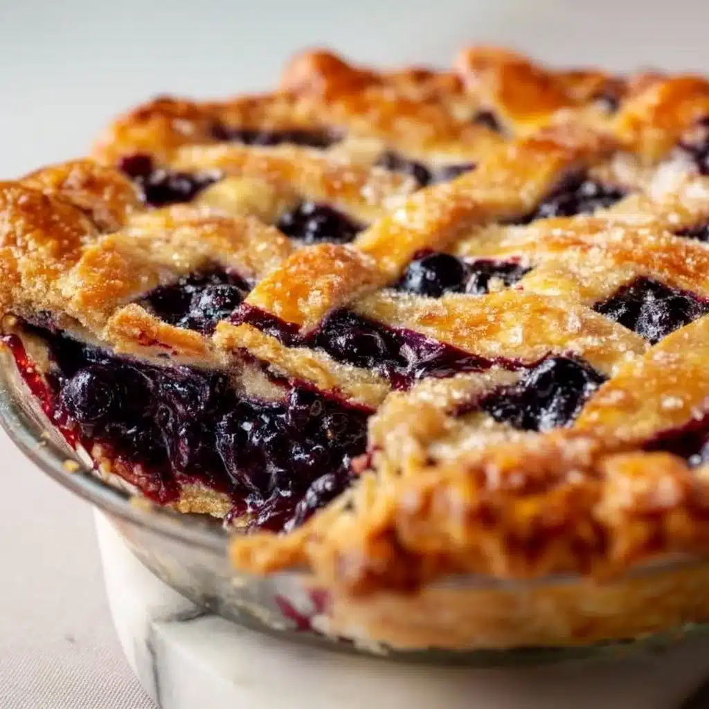 Homemade Blueberry Pie