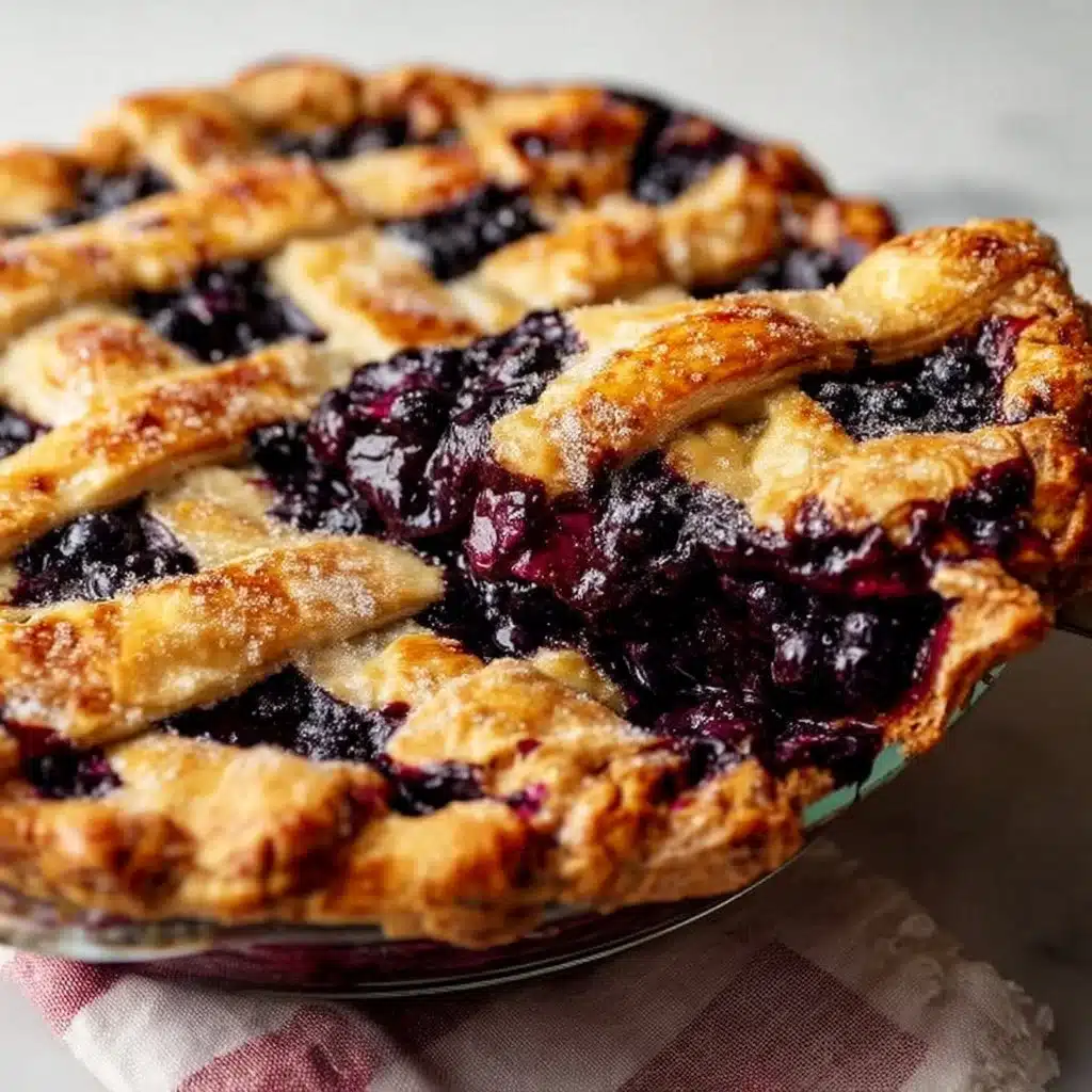 Homemade Blueberry Pie