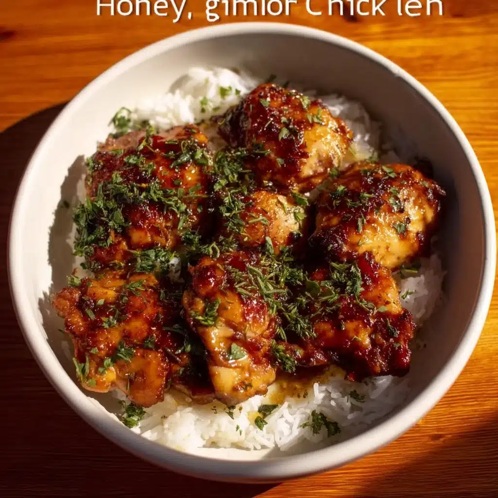 Honey Garlic Lemon Pepper Chicken Thighs