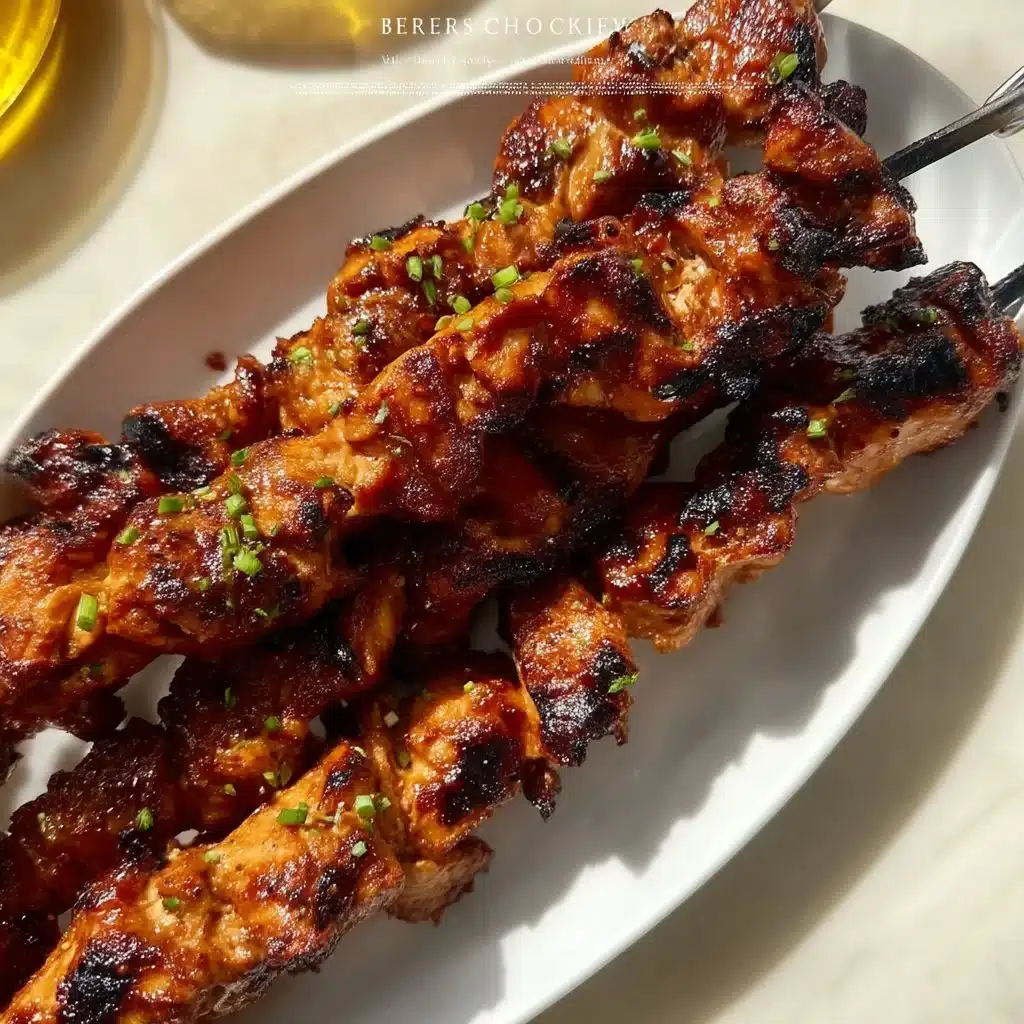 Juicy BBQ Chicken Skewers