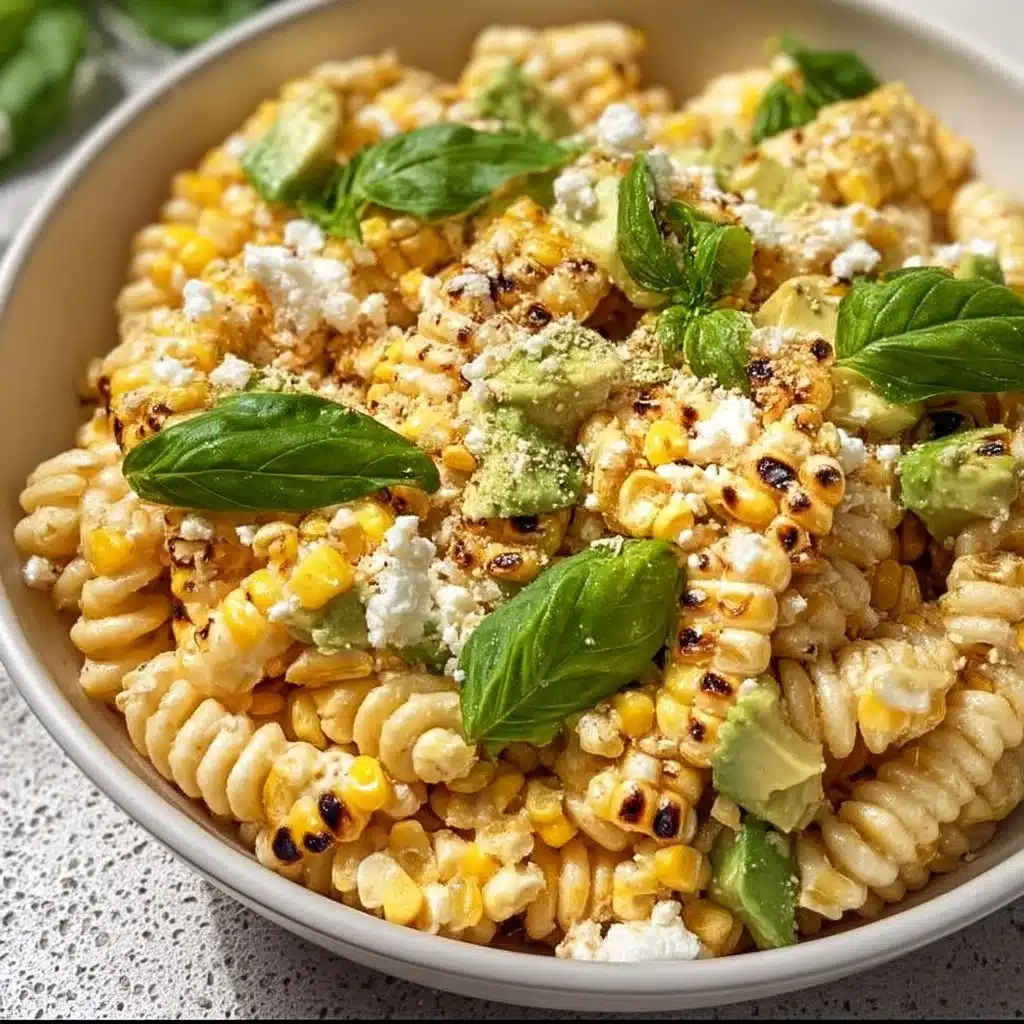 Juicy Street Corn Pasta Salad