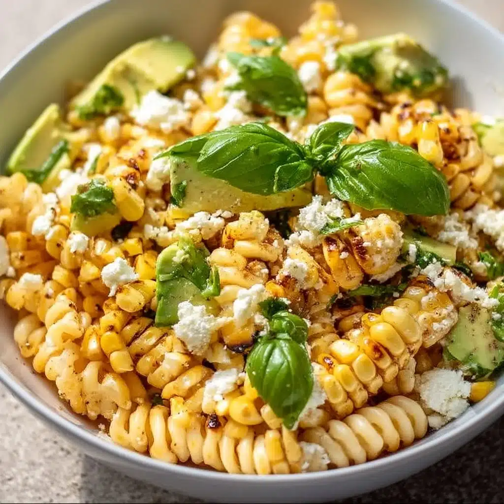 Juicy Street Corn Pasta Salad